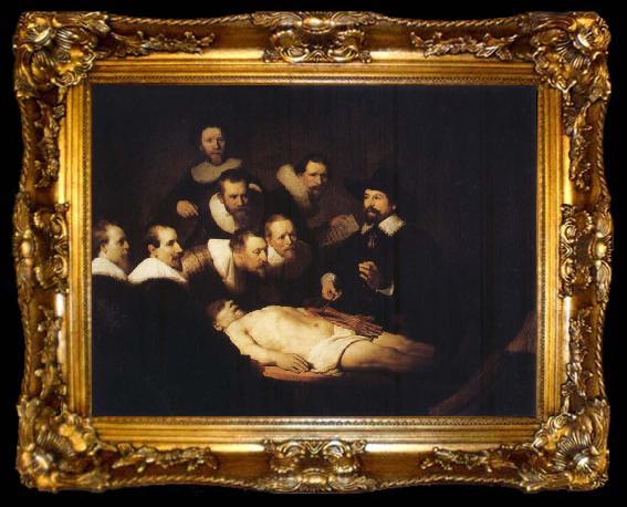 framed  REMBRANDT Harmenszoon van Rijn The Anatomy Lesson by Dr.Tulp, ta009-2
